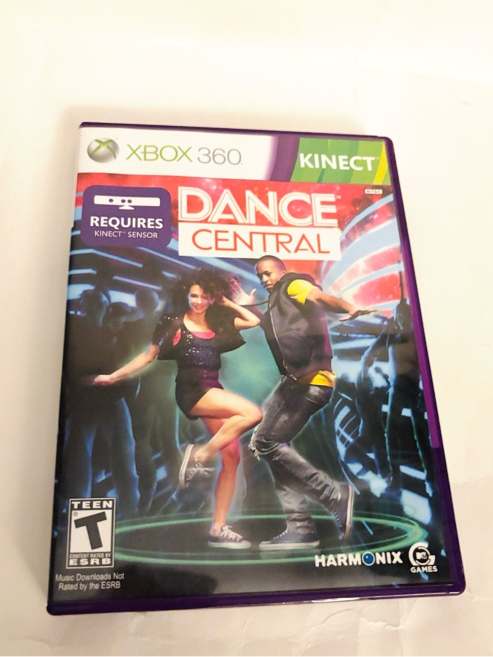 Xbox 360 Dance Central (Purple) - Kinect Game by Harmonix with Guide